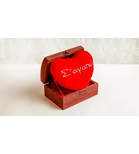 Μπιζουτιέρα με Λούτρινο Καρδιά