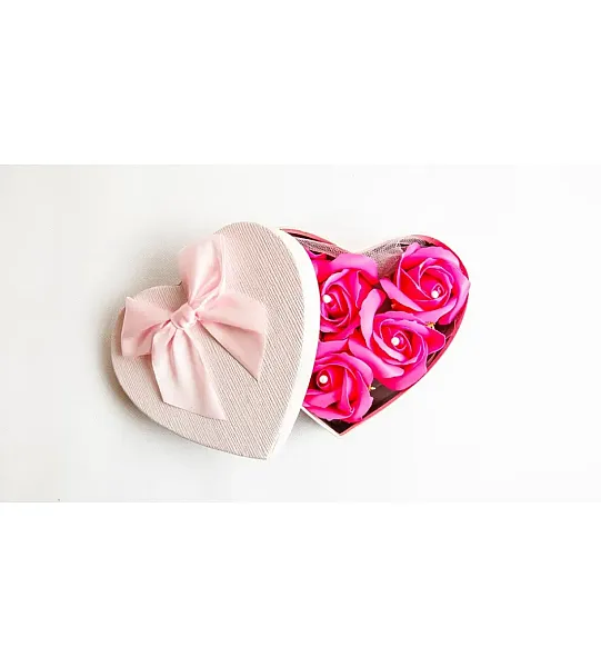 Κουτί Μικρό με Ροζ Forever Roses